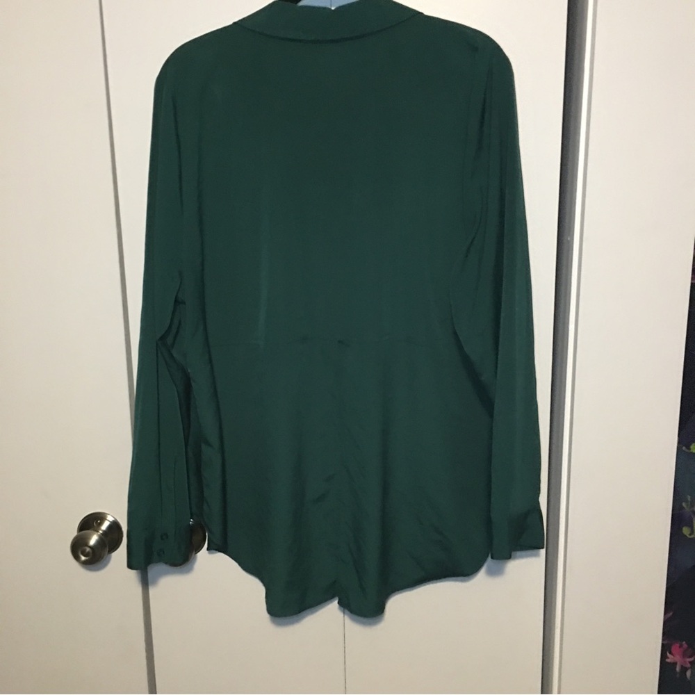 Lane Bryant Button Down Top With Split In The Bac… - image 7